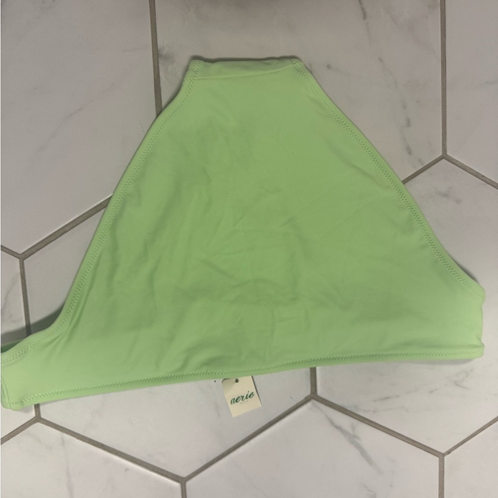 NWT aerie Bikini‎ Bottoms Medium Bright Green - Picture 3 of 3
